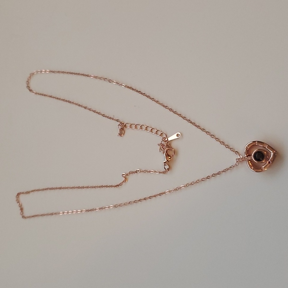 Rose Gold heart necklace